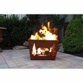 Gardencontrol Bear Fire Basket, Rust Metal GA2659160